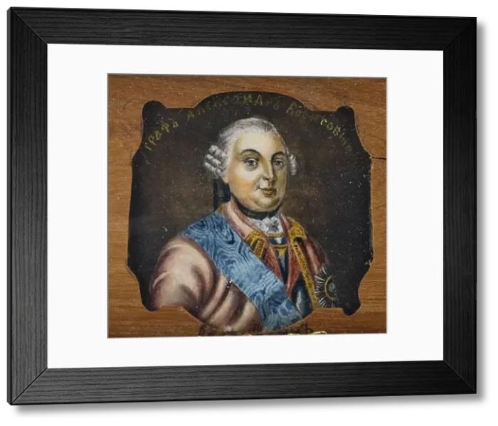 Framed Print : Portrait of Count Alexander Borisovich Buturlin (1694-1767), Mid of the 19th century. Artist: Anonymous Framed Print : Portrait of Count Alexander Borisovich Buturlin (1694-1767), Mid of the 19th century. Artist: Anonymous