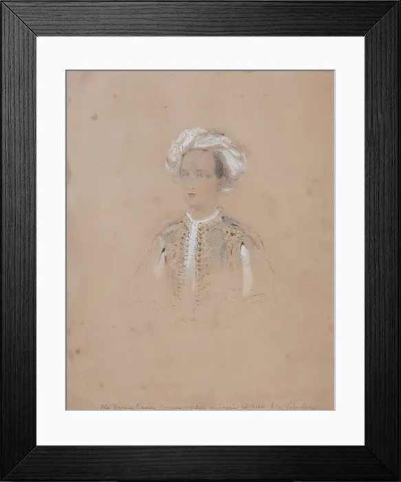 Framed Print : Portrait of Grand Duke Michael Nikolaevich of Russia (1832-1909), 1830-1840s. Artist: Valentini, Alexandre de (1787-1887) Framed Print : Portrait of Grand Duke Michael Nikolaevich of Russia (1832-1909), 1830-1840s. Artist: Valentini, Alexandre de (1787-1887)