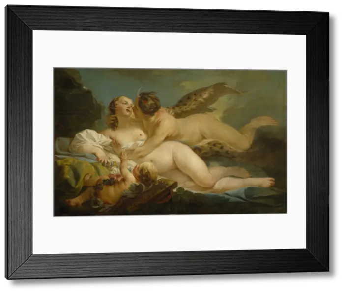Framed Print : Diana and Callisto, 1745-1747. Artist: Pierre, Jean-Baptiste Marie (1714-1789) Framed Print : Diana and Callisto, 1745-1747. Artist: Pierre, Jean-Baptiste Marie (1714-1789)