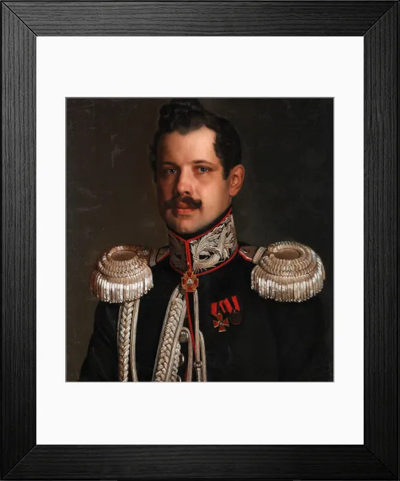 Framed Print : Portrait of Yuri Ignatievich Poznansky (1801-1878), c. 1830. Artist: Anonymous Framed Print : Portrait of Yuri Ignatievich Poznansky (1801-1878), c. 1830. Artist: Anonymous