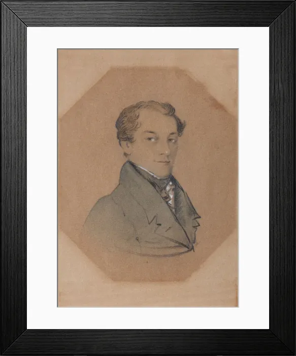 Framed Print : Portrait of Kondraty Fyodorovich Ryleyev (1795-1826), First quarter of 19th century. Artist: Anonymous Framed Print : Portrait of Kondraty Fyodorovich Ryleyev (1795-1826), First quarter of 19th century. Artist: Anonymous