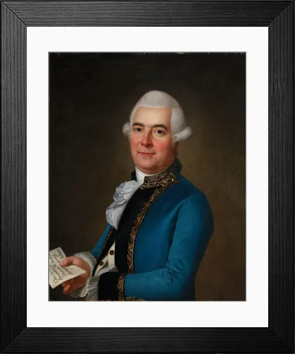 Framed Print : Portrait of Arvid Wittfooth, 1789. Artist: Wertmuller, Adolf Ulrik (1751-1811) Framed Print : Portrait of Arvid Wittfooth, 1789. Artist: Wertmuller, Adolf Ulrik (1751-1811)