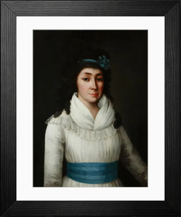 Framed Print : Portrait of Yelizaveta Petrovna Yankova (1768-1861), nee Rimskaya-Korsakova, 1794. Artist: Anonymous Framed Print : Portrait of Yelizaveta Petrovna Yankova (1768-1861), nee Rimskaya-Korsakova, 1794. Artist: Anonymous