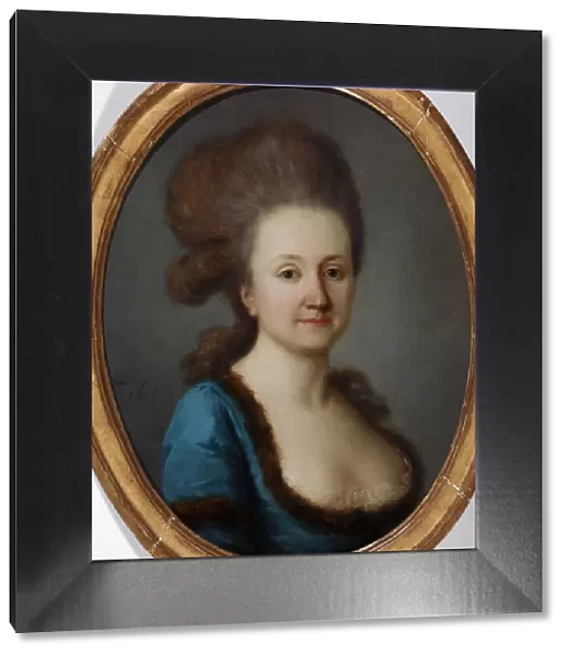 Portrait of Euphrosine Katharina von Bock, geb. von Stackelberg (1752-1821), 1780. Artist: Darbes, Joseph Friedrich August (1747-1810)