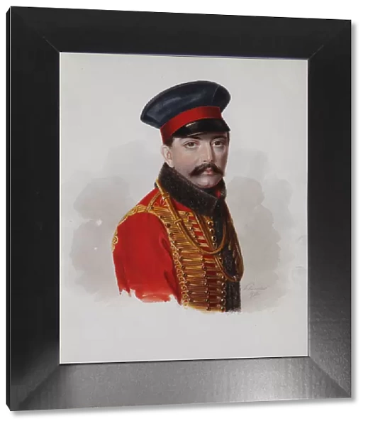 Portrait of Prince Alexander Fyodorovich Galitzine-Prozorovsky (1810-1898), 1840. Artist: Klunder, Alexander Ivanovich (1802-1875)