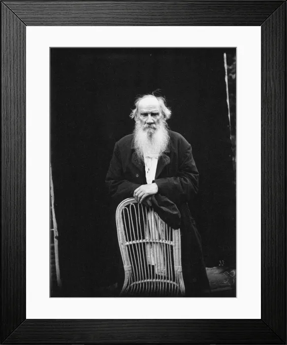Framed Print : The author Leo Tolstoy, 1902. Artist: Bulla, Karl Karlovich (1853-1929) Framed Print : The author Leo Tolstoy, 1902. Artist: Bulla, Karl Karlovich (1853-1929)