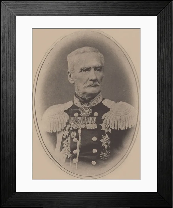 Framed Print : General Sergey Petrovich Buturlin (1803-1873), 1860s. Artist: Anonymous Framed Print : General Sergey Petrovich Buturlin (1803-1873), 1860s. Artist: Anonymous