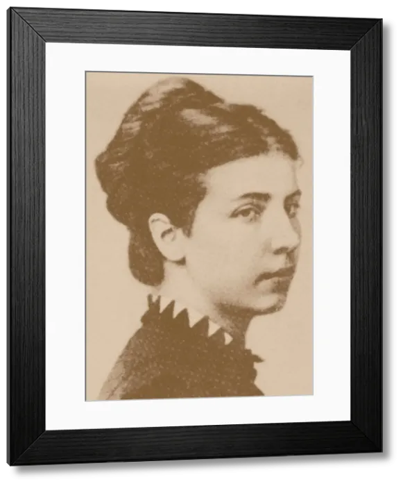 Framed Print : Yelisaveta Lukinichna Dmitrieva, nee Kusheleva (1850-1918), 1871. Artist: Liebert, Alphonse (1827-1913) Framed Print : Yelisaveta Lukinichna Dmitrieva, nee Kusheleva (1850-1918), 1871. Artist: Liebert, Alphonse (1827-1913)