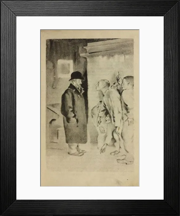 Framed Print : Illustration for the novel The Republic of ShKID by L. Panteleyev and Grigori Belykh, 1927. Artist: Tyrsa, Nikolai Andreyevich (1887-1942) Framed Print : Illustration for the novel The Republic of ShKID by L. Panteleyev and Grigori Belykh, 1927. Artist: Tyrsa, Nikolai Andreyevich (1887-1942)