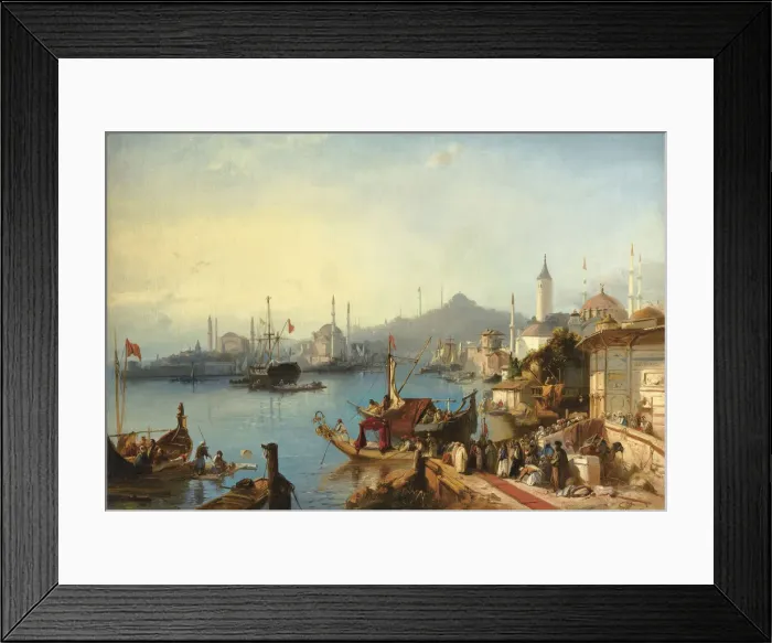 Framed Print : The Arrival Of Sultan Abdulmecid At The Nusretiye Mosque, 1842. Artist: Jacobs, Jacob (1812-1879) Framed Print : The Arrival Of Sultan Abdulmecid At The Nusretiye Mosque, 1842. Artist: Jacobs, Jacob (1812-1879)