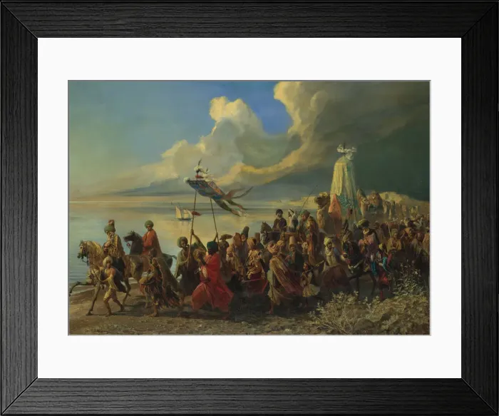 Framed Print : The Hajj. Artist: Dehodencq, Alfred (1822-1882) Framed Print : The Hajj. Artist: Dehodencq, Alfred (1822-1882)
