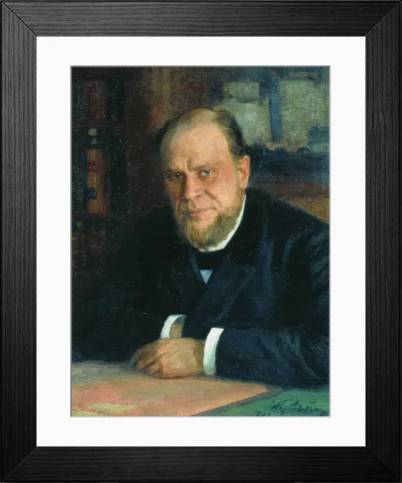 Framed Print : Portrait of the lawyer and author Anatoli Fyodorovich Koni (1844-1927), 1898. Artist: Repin, Ilya Yefimovich (1844-1930) Framed Print : Portrait of the lawyer and author Anatoli Fyodorovich Koni (1844-1927), 1898. Artist: Repin, Ilya Yefimovich (1844-1930)