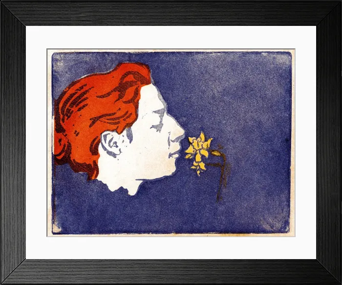 Framed Print : The Fragrance, 1894-1895. Artist: Yakunchikova, Maria Vasilyevna (1870-1902) Framed Print : The Fragrance, 1894-1895. Artist: Yakunchikova, Maria Vasilyevna (1870-1902)