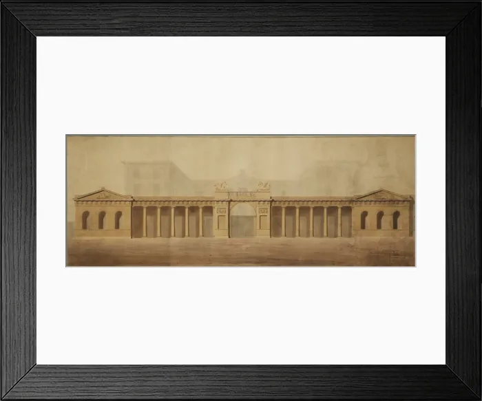 Framed Print : The Old Admiralty Screen, Late 18th cent Artist: Adam, Robert (1728-1792) Framed Print : The Old Admiralty Screen, Late 18th cent Artist: Adam, Robert (1728-1792)