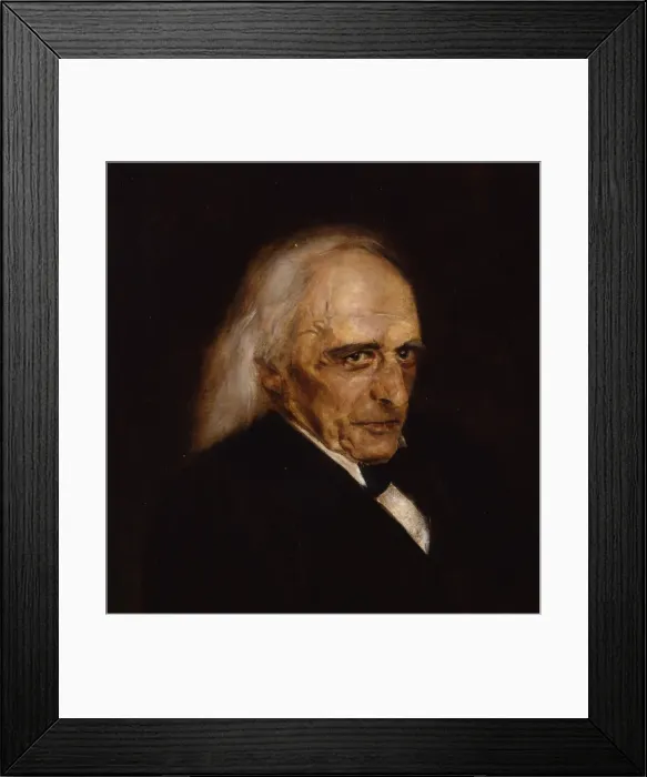 Framed Print : Portrait of Theodor Mommsen (1817-1903) Detail, 1897. Artist: Lenbach, Franz, von (1836-1904) Framed Print : Portrait of Theodor Mommsen (1817-1903) Detail, 1897. Artist: Lenbach, Franz, von (1836-1904)