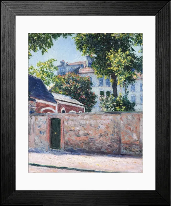 Framed Print : Houses in Argenteuil, 1883. Artist: Caillebotte, Gustave (1848-1894) Framed Print : Houses in Argenteuil, 1883. Artist: Caillebotte, Gustave (1848-1894)