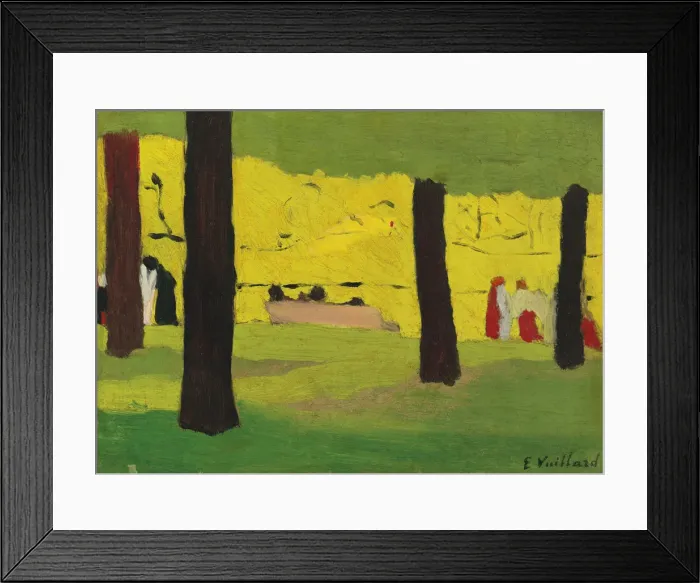 Framed Print : The pink bench, c. 1890. Artist: Vuillard, Edouard (1868-1940) Framed Print : The pink bench, c. 1890. Artist: Vuillard, Edouard (1868-1940)