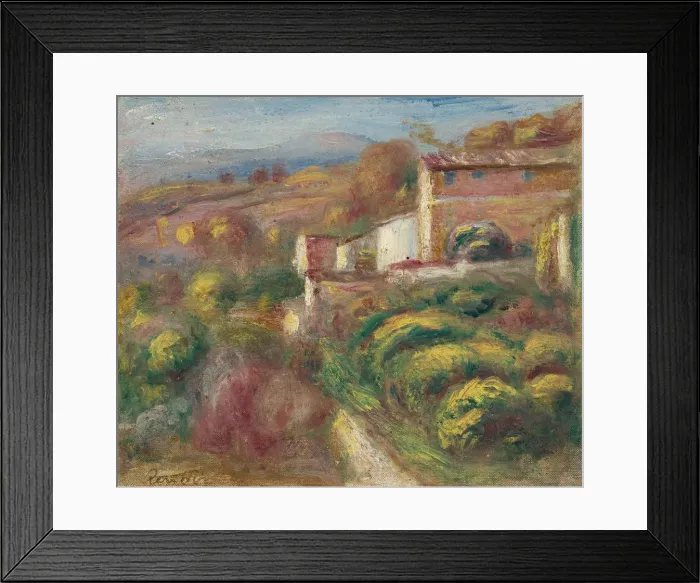 Framed Print : Maison de la Poste. Artist: Renoir, Pierre Auguste (1841-1919) Framed Print : Maison de la Poste. Artist: Renoir, Pierre Auguste (1841-1919)