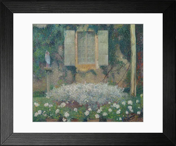 Framed Print : Window Of The Kitchen On The Garden At Marquayrol, c. 1916. Artist: Martin, Henri (1860-1943) Framed Print : Window Of The Kitchen On The Garden At Marquayrol, c. 1916. Artist: Martin, Henri (1860-1943)