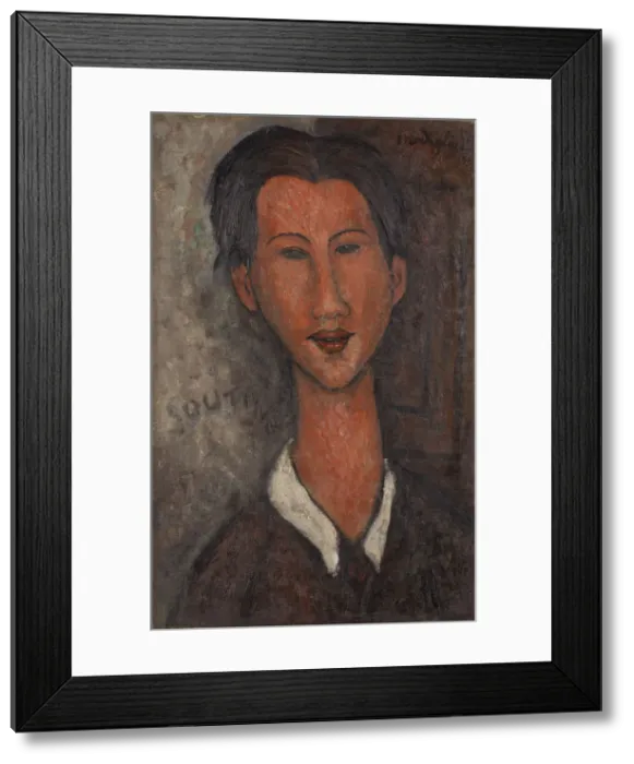 Framed Print : Portrait of Chaim Soutine (1893-1943), 1917. Artist: Modigliani, Amedeo (1884-1920) Framed Print : Portrait of Chaim Soutine (1893-1943), 1917. Artist: Modigliani, Amedeo (1884-1920)