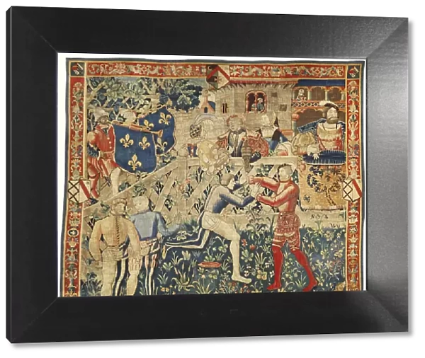 The Meeting of Kings Henry VIII and King Francis I (Tapestry), c. 1520. Artist: West European Applied Art