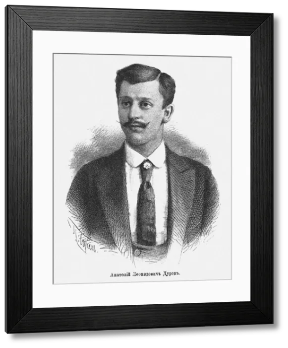 Framed Print : Anatoly Leonidovich Durov (1864-1916), c. 1900. Artist: Borel, Pyotr Fyodorovich (1829-1898) Framed Print : Anatoly Leonidovich Durov (1864-1916), c. 1900. Artist: Borel, Pyotr Fyodorovich (1829-1898)