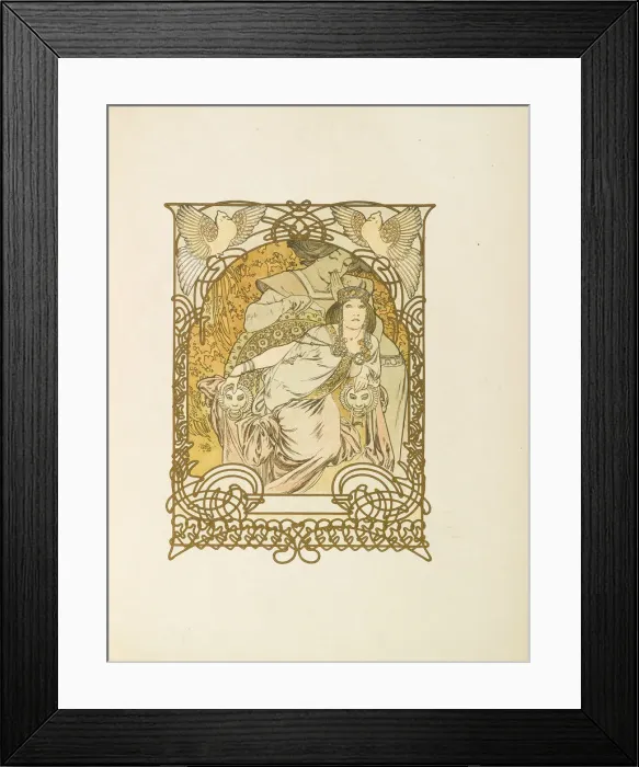 Framed Print : Ilsee, Princesse de Tripoli by Robert de Flers, 1897. Artist: Mucha, Alfons Marie (1860-1939) Framed Print : Ilsee, Princesse de Tripoli by Robert de Flers, 1897. Artist: Mucha, Alfons Marie (1860-1939)