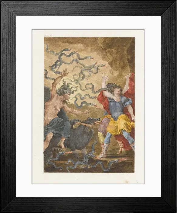Framed Print : Illustration to the novel The Temple of Gnidos (Le Temple de Gnide) by Montesquieu, 1794. Artist: Eisen, Charles (1720-1778) Framed Print : Illustration to the novel The Temple of Gnidos (Le Temple de Gnide) by Montesquieu, 1794. Artist: Eisen, Charles (1720-1778)