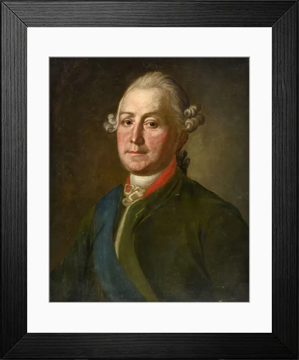 Framed Print : Portrait of Lev Alexandrovich Naryshkin (1733-1799), Second Half of the 18th century. Artist: Anonymous Framed Print : Portrait of Lev Alexandrovich Naryshkin (1733-1799), Second Half of the 18th century. Artist: Anonymous