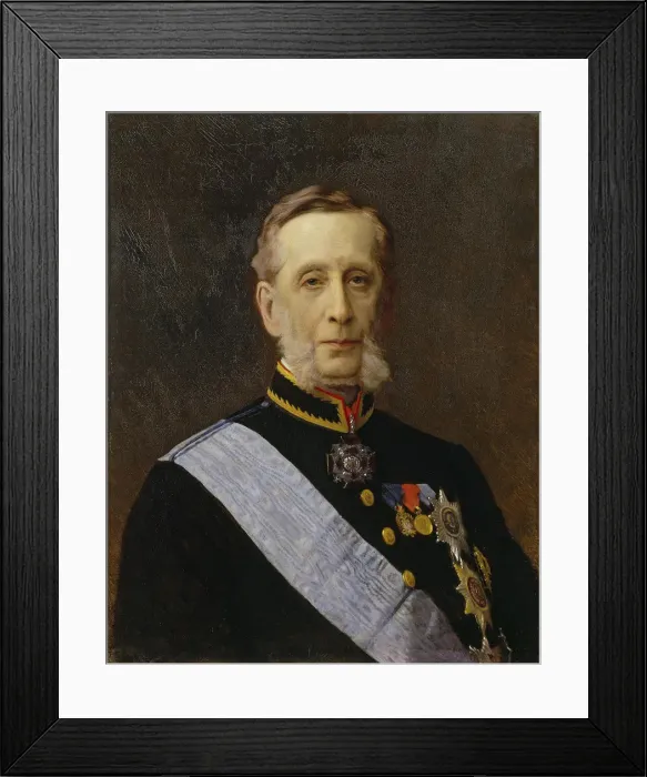 Framed Print : Portrait of Count Pyotr Alexandrovich Valuyev (1815-1890), 1880. Artist: Kramskoi, Ivan Nikolayevich (1837-1887) Framed Print : Portrait of Count Pyotr Alexandrovich Valuyev (1815-1890), 1880. Artist: Kramskoi, Ivan Nikolayevich (1837-1887)