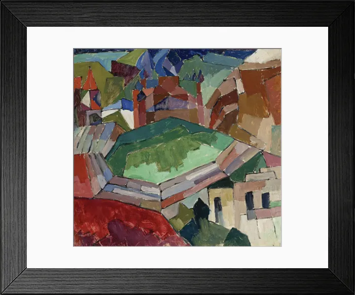 Framed Print : Town in Southern Russia, 1914-1916. Artist: Lentulov, Aristarkh Vasilyevich (1882-1943) Framed Print : Town in Southern Russia, 1914-1916. Artist: Lentulov, Aristarkh Vasilyevich (1882-1943)