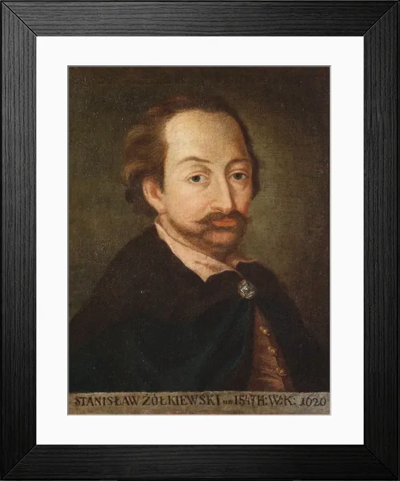 Framed Print : Portrait of Stanislaw Zolkiewski (1547-1620), 1618. Artist: Anonymous Framed Print : Portrait of Stanislaw Zolkiewski (1547-1620), 1618. Artist: Anonymous