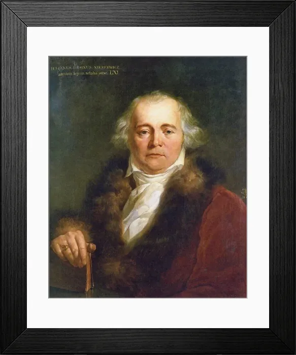 Framed Print : Julian Ursyn Niemcewicz (1757-1841), 1822. Artist: Brodowski, Antoni (1784-1832) Framed Print : Julian Ursyn Niemcewicz (1757-1841), 1822. Artist: Brodowski, Antoni (1784-1832)