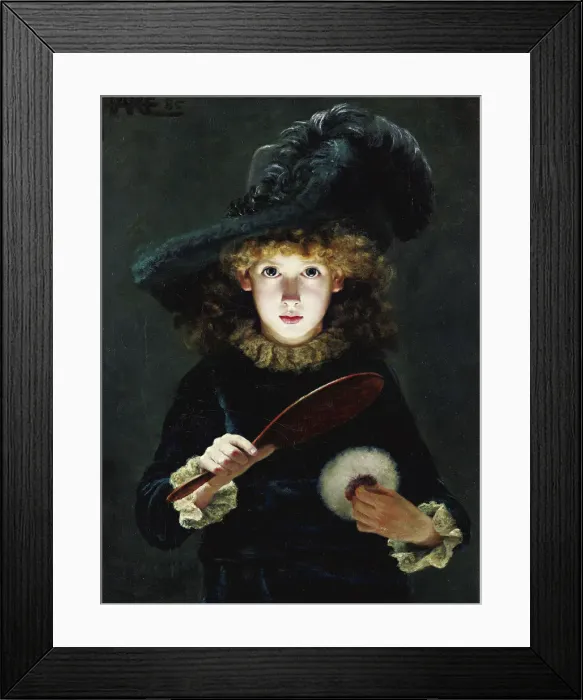 Framed Print : Dressing Up, 1885. Artist: Hare, Julius (1859-1932) Framed Print : Dressing Up, 1885. Artist: Hare, Julius (1859-1932)