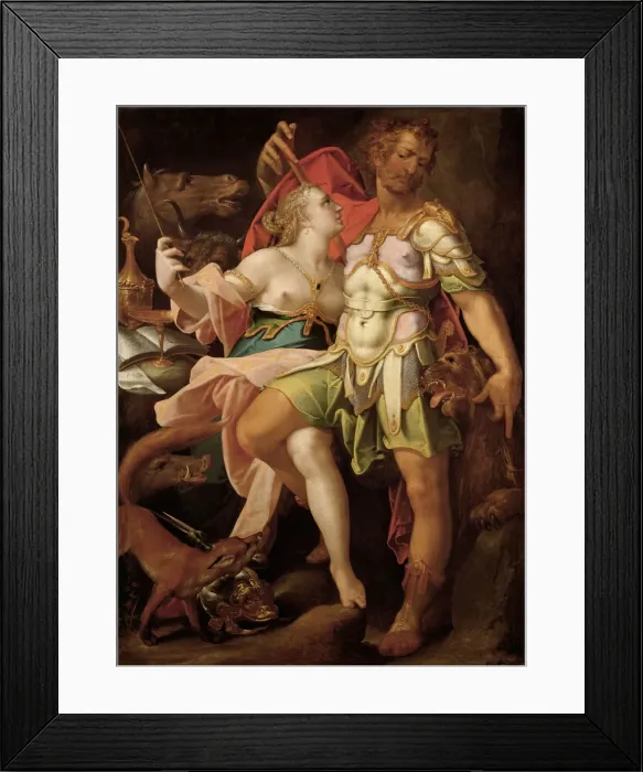 Framed Print : Ulysses and Circe, ca 1580-1585. Artist: Spranger, Bartholomeus (1546-1611) Framed Print : Ulysses and Circe, ca 1580-1585. Artist: Spranger, Bartholomeus (1546-1611)