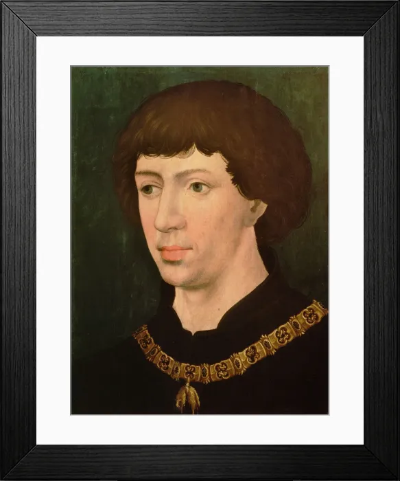 Framed Print : Charles the Bold, ca 1460. Artist: Anonymous Framed Print : Charles the Bold, ca 1460. Artist: Anonymous