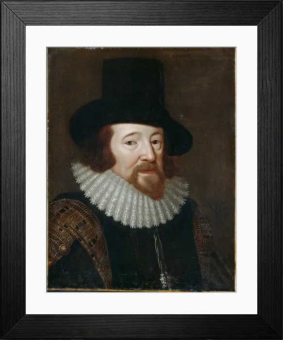 Framed Print : Portrait of Francis Bacon (1561?1626), c. 1622. Artist: Anonymous Framed Print : Portrait of Francis Bacon (1561?1626), c. 1622. Artist: Anonymous