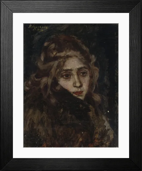 Framed Print : Princess Maria Alexandrovna Menshikova. Study for Menshikov in Berezov, 1882. Artist: Surikov, Vasili Ivanovich (1848-1916) Framed Print : Princess Maria Alexandrovna Menshikova. Study for Menshikov in Berezov, 1882. Artist: Surikov, Vasili Ivanovich (1848-1916)