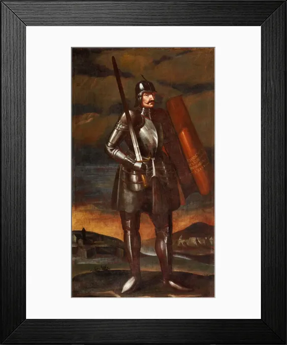 Framed Print : Portrait of Johann Hunyadi, Second Half of the 17th century. Artist: Anonymous Framed Print : Portrait of Johann Hunyadi, Second Half of the 17th century. Artist: Anonymous