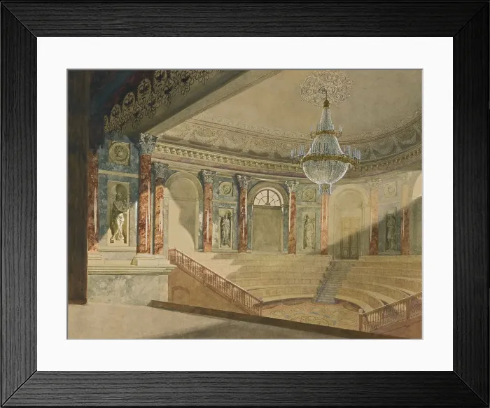 Framed Print : The Hermitage Theatre, 1898. Artist: Kopallik, Franz (1860-1931) Framed Print : The Hermitage Theatre, 1898. Artist: Kopallik, Franz (1860-1931)