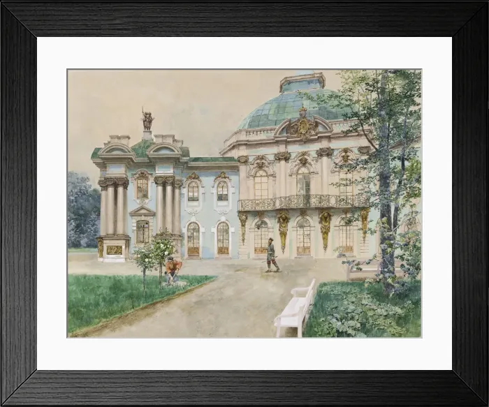 Framed Print : Tsarskoye Selo, 1898. Artist: Kopallik, Franz (1860-1931) Framed Print : Tsarskoye Selo, 1898. Artist: Kopallik, Franz (1860-1931)