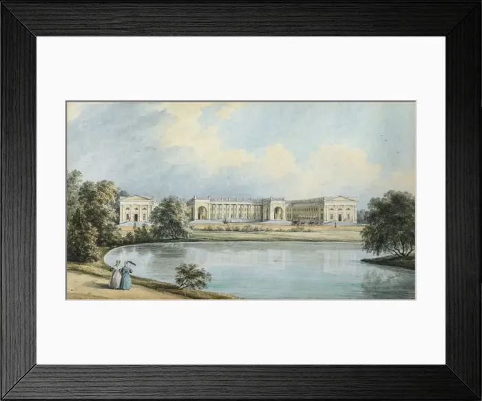 Framed Print : View of Alexander Palace in Tsarskoye Selo, 1839. Artist: Chernetsov, Nikanor Grigoryevich (1805-1879) Framed Print : View of Alexander Palace in Tsarskoye Selo, 1839. Artist: Chernetsov, Nikanor Grigoryevich (1805-1879)