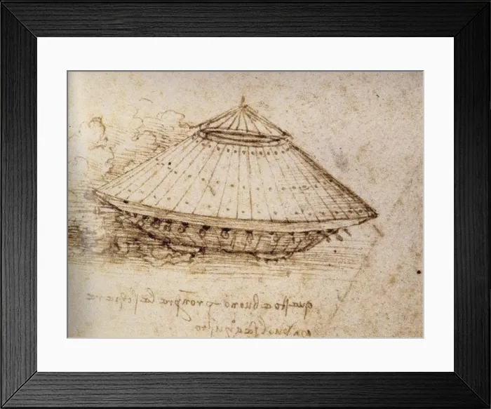 Framed Print : Drawing of an armoured tank, ca 1485. Artist: Leonardo da Vinci (1452-1519) Framed Print : Drawing of an armoured tank, ca 1485. Artist: Leonardo da Vinci (1452-1519)