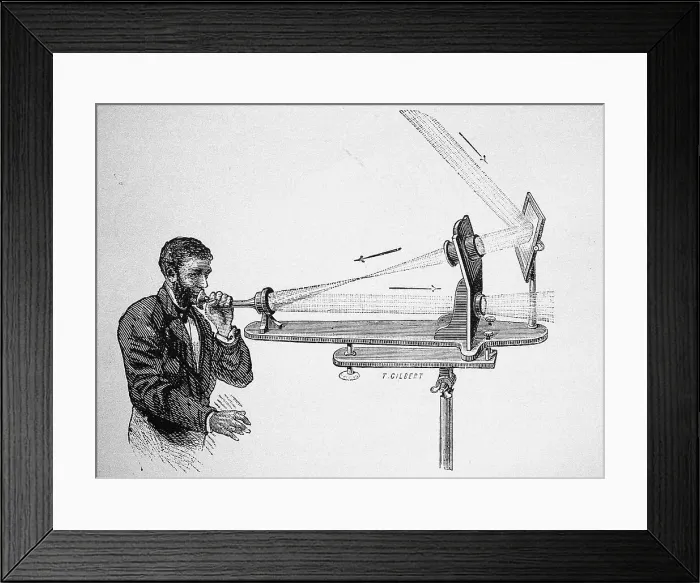 Framed Print : Photophone by Alexander Graham Bell, 1882. Artist: Anonymous Framed Print : Photophone by Alexander Graham Bell, 1882. Artist: Anonymous