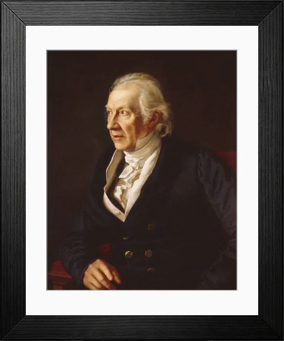 Framed Print : Portrait of Karl Friedrich Zelter (1758-1832), 1828. Artist: Begas, Carl Joseph (1794-1854) Framed Print : Portrait of Karl Friedrich Zelter (1758-1832), 1828. Artist: Begas, Carl Joseph (1794-1854)