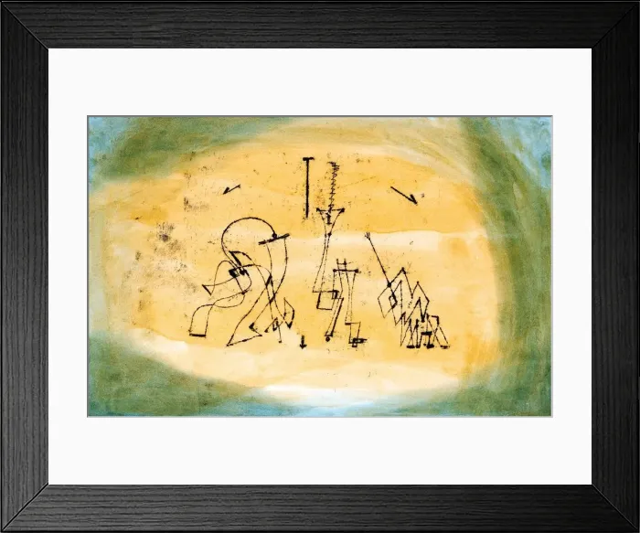 Framed Print : Abstract Trio, 1923. Artist: Klee, Paul (1879-1940) Framed Print : Abstract Trio, 1923. Artist: Klee, Paul (1879-1940)