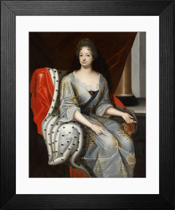 Framed Print : Portrait of Sophia of the Palatinate (1630-1714), Electress of Brunswick-Luneburg, ca 1690. Artist: Anonymous Framed Print : Portrait of Sophia of the Palatinate (1630-1714), Electress of Brunswick-Luneburg, ca 1690. Artist: Anonymous