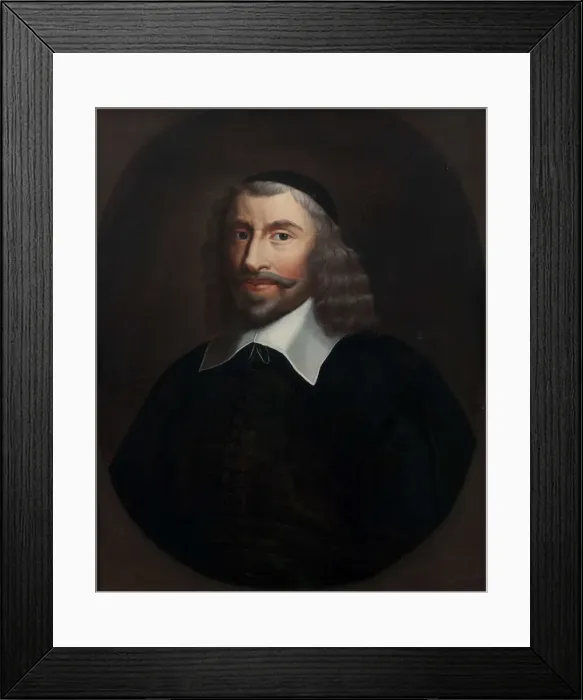 Framed Print : Portrait of Thomas Hobbes (1588-1679), Last quarter of 17th century. Artist: Anonymous Framed Print : Portrait of Thomas Hobbes (1588-1679), Last quarter of 17th century. Artist: Anonymous