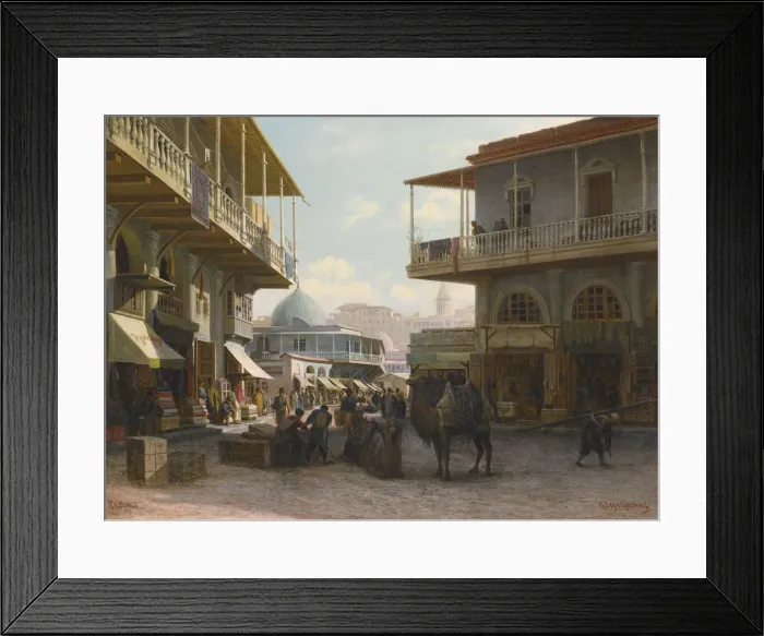 Framed Print : View of Tiflis, 1874. Artist: Vereshchagin, Pyotr Petrovich (1836-1886) Framed Print : View of Tiflis, 1874. Artist: Vereshchagin, Pyotr Petrovich (1836-1886)