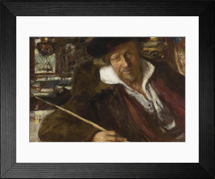 Framed Print : Self-Portrait, 1917. Artist: Repin, Ilya Yefimovich (1844-1930) Framed Print : Self-Portrait, 1917. Artist: Repin, Ilya Yefimovich (1844-1930)
